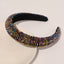 Sponge wide brim handmade headband
