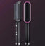 New 2 In 1 Hair Straightener Hot Comb Negative Ion Curling Tong Dual-purpose Electric Hair Brush