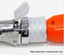 Single tube curling iron