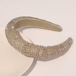 Sponge wide brim handmade headband