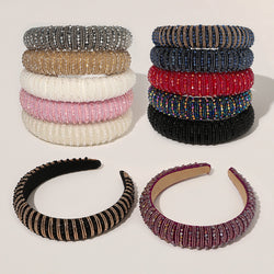 Sponge wide brim handmade headband