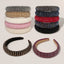 Sponge wide brim handmade headband