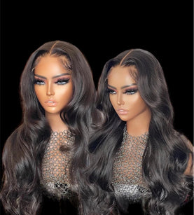 SDD 13X4 FRONTAL WIGS Bouncy Curls Human Hair Wigs, Double Drawn Vietnamese Raw Natural Hair Wig With Frontal, Curly Peruvian Weaves Raw Bouncy