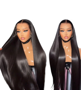 straight 13X4 FRONTAL WIGS  SDD  human hair virgin  long frontal wig